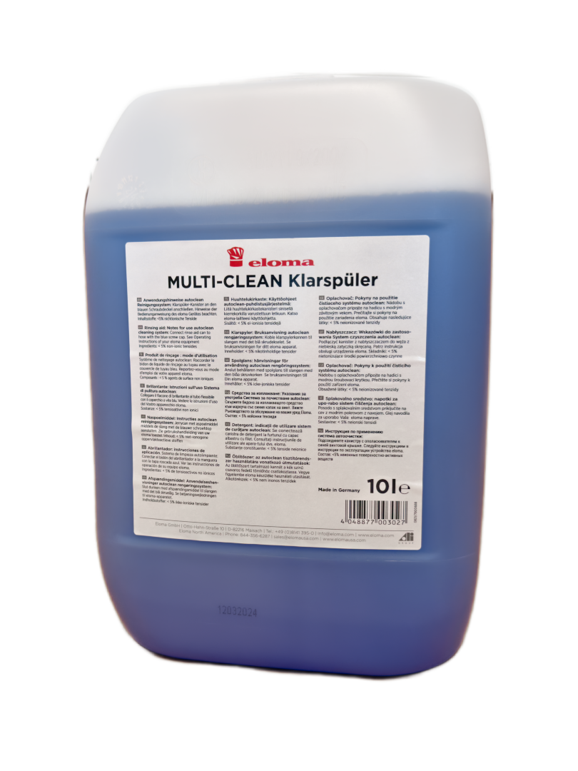 Multi-Clean Klarspüler 10l - Klarspüler für autoclean und manuelle Reinigung