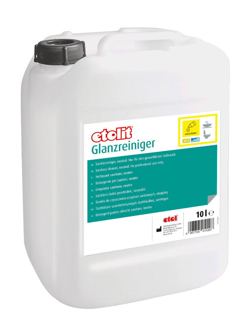 etolit Glanzreiniger 10l – Neutraler Sanitärreiniger